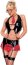 Costum Scolarita Deviant School Girl, Magic Silk, Exposed, Rosu, S-M