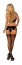 Set Pantaloni scurti latex si bustiera latex, Black Magic, Exposed by Magic Silk Collection, S-M# - detaliu design