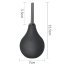 Irigator igiena intima Deluxe Fetish Black tip para