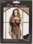 Catsuit Fishnet, Leg Avenue, Negru, S-L