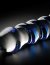 Icicles No 5 Pipedream - sticla hand-blown transparenta albastru calitate premium