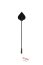 Cravasa Fetish Fantasy Silicone Spade Crop Black, 71cm - dimensiuni complete