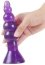 Butt Anal Baile "Butt Riders" 18 cm - Violet - detaliu finisaj