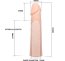 Prelungitor Penis Baile »Deep Love« 18,4 cm - Natural