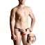 Chiloti Funny Barbati,Softline "Ursulet" S-L - detaliu design