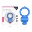 Inel Penis cu Vibratii, Power Clit Blue - vedere frontala