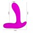 Vibrator Pretty Love »Backie« 10 cm - Violet - vedere frontala