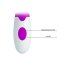 Vibrator Dubla Stimulare Pretty Love »Bruno« 20 cm - Violet - detaliu finisaj
