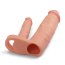 Prelungitor Penis Dublu Lovetoy »Double Pleasure Stimulation« 20 cm - Natural