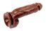Dildo Realistic Real Touch XXX Hard On Brown 20cm - detaliu finisaj