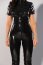 Salopeta Overall Latex -  Negru - culoare si material