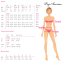 Body plasa Spandex Spaghetti Strap Bodystocking, Leg Avenue, S-L# - detaliu ambalaj