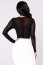 Body Negru Brodat, Paris Hollywood# - culoare si material