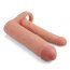 Prelungitor Penis Dublu Lovetoy »Double Pleasure Stimulation« 20 cm - Natural