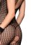 Catsuit Plasa Elastic cu Decupaj Leg Avenue - Negru