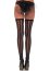 Ciorapi Stripe Leg Avenue - Negru