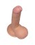 Dildo Ultra Soft Dude Realistic 7.5" - [ 19 cm x 3,9 cm ] - vedere spate