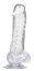 Dildo Transparent You2Toys "Crystal Clear" 18 cm##