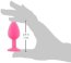 Plug Anal RelaXxxx Silicone Diamont Plug Pink-Pink Small - vedere laterala
