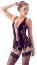 Corset Body Latex - Negru - detaliu design