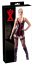 Corset Body Latex - Negru - detaliu finisaj