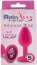 Plug Anal RelaXxxx Silicone Diamont Plug Pink-Pink Small - vedere frontala