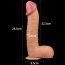 Dildo Realistic Lovetoy "Legendary King Sized"  28,5m - Natural##