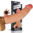 Prelungitor Penis cu Vibratii Lovetoy »Vibrating Silicone Extender« 18 cm - Natural