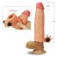 Prelungitor Penis cu Vibratii Lovetoy »Vibrating Silicone Extender« 18 cm - Natural