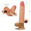 Prelungitor Penis cu Vibratii Lovetoy »Vibrating Silicone Extender« 19 cm - Natural