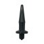 Vibrator Anal Toyz4Lovers »Lover« 12,4 cm - Negru - vedere frontala