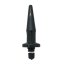 Vibrator Anal Toyz4Lovers »Lover« 12,4 cm - Negru - dimensiuni complete