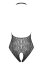 Body Obsessive B113, negru, S-L# - dimensiuni complete