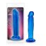 Dildo Blush "Blue Clear" 16,51 cm - Albastru - vedere frontala