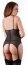 Set lenjerie sexy, Cottelli Collection, Negru, dantela# - detaliu design