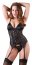 Set lenjerie sexy, Cottelli Collection, Negru, dantela# - vedere frontala