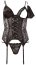 Set lenjerie sexy, Cottelli Collection, Negru, dantela# - detaliu ambalaj