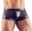 Boxeri Barbati Black Panther, Negru Wetlook Transparent# - vedere frontala