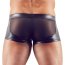 Boxeri Barbati Black Panther, Negru Wetlook Transparent# - culoare si material