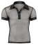 Tricou Tip Camasa Barbati - Svenjoyment - Negru - culoare si material