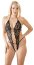 Body Dantela Floral Cottelli Collection - Negru - vedere frontala