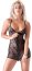 Rochie Dantela Cottelli Collection - Negru - vedere frontala