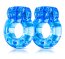 Set 2 Inele penis cu vibratii Erotica Blue