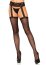 Dres Portjartier Decupat Leg Avenue - Negru - detaliu design
