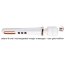 Aparat de masaj Adam & Eve »Magic Massager« 33 cm - Alb