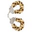Catuse Plus ToyJoy "Furry Fun Cuffs" Galben - vedere frontala