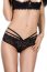 Set 2 piese, Chilirose, Sutien si chilot, dantela neagra# - detaliu design