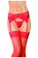 Set Softline Portjartiera cu Bikini - Negri - vedere frontala