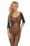 Bodystocking Plasa, elastic,negru, Bella, Softline#