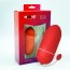 Ou Vibrator MOOVE Egg Rosu - vedere frontala